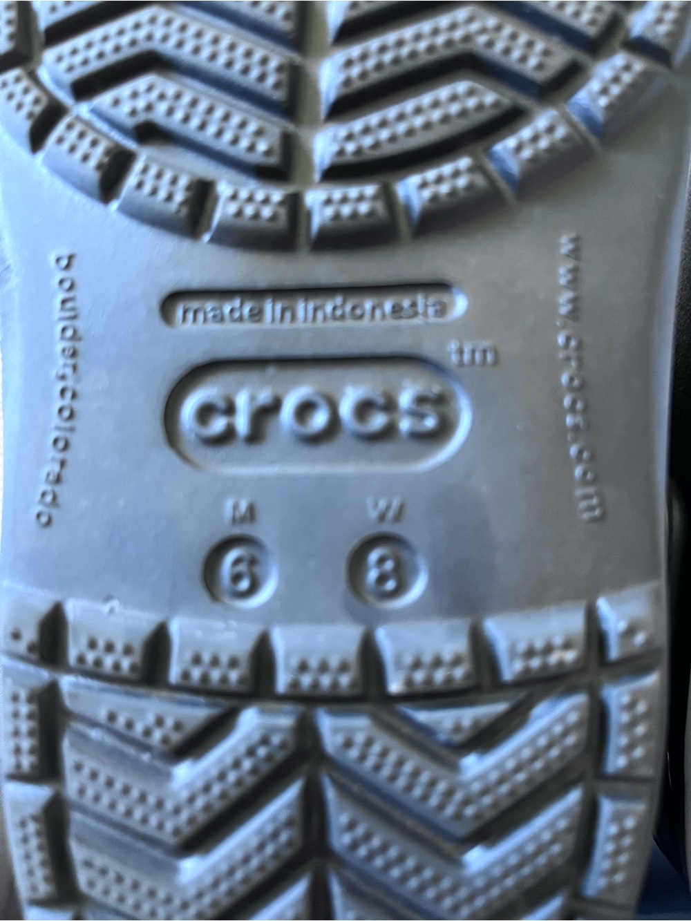 CROCS Black Clog with White Midsole - Picture 5 of 8